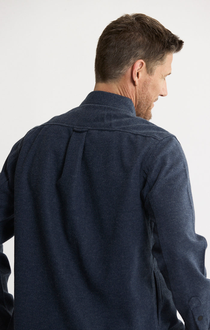 Brushed Knit Overshirt