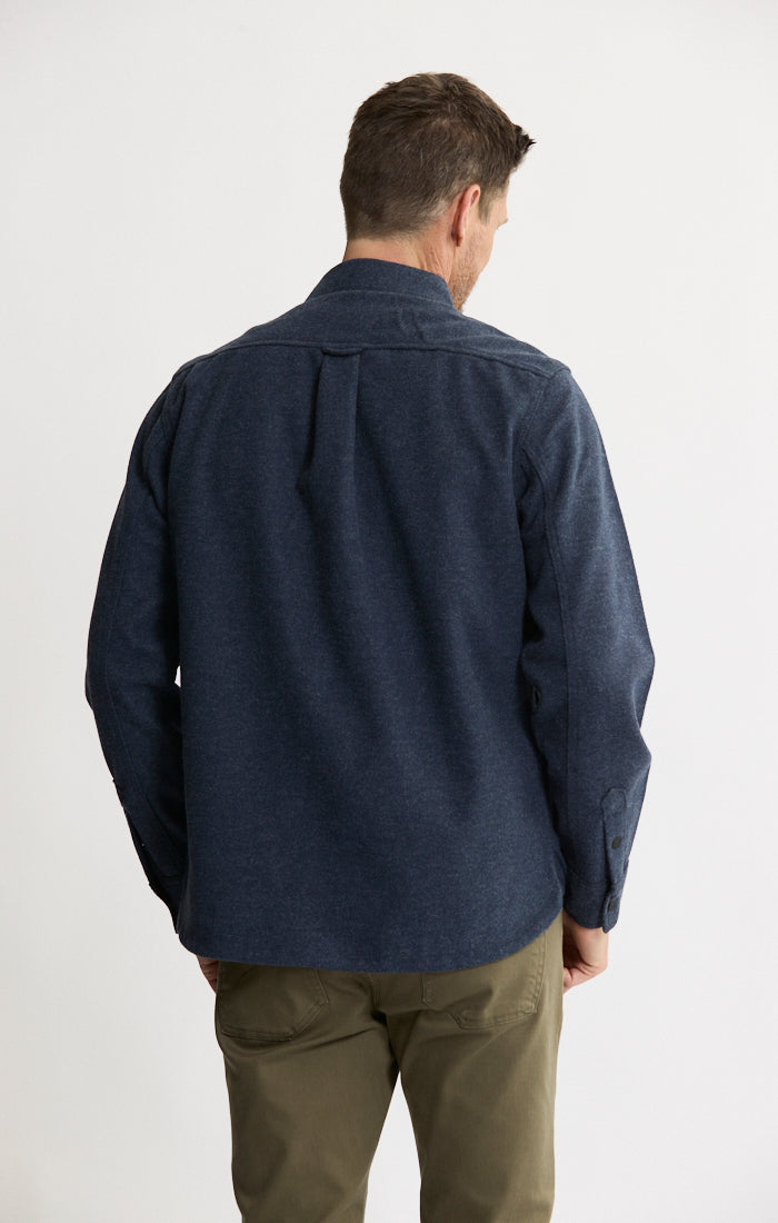 Brushed Knit Overshirt