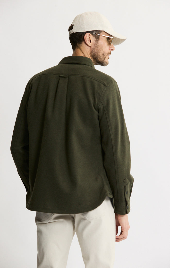 Brushed Knit Overshirt