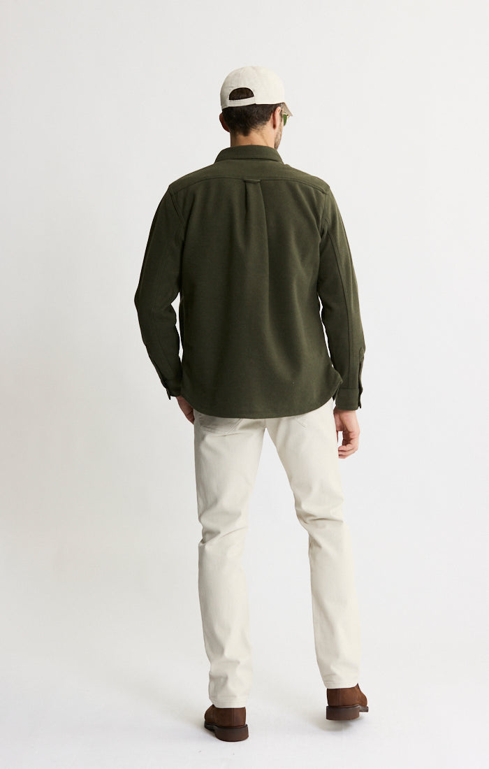 Brushed Knit Overshirt