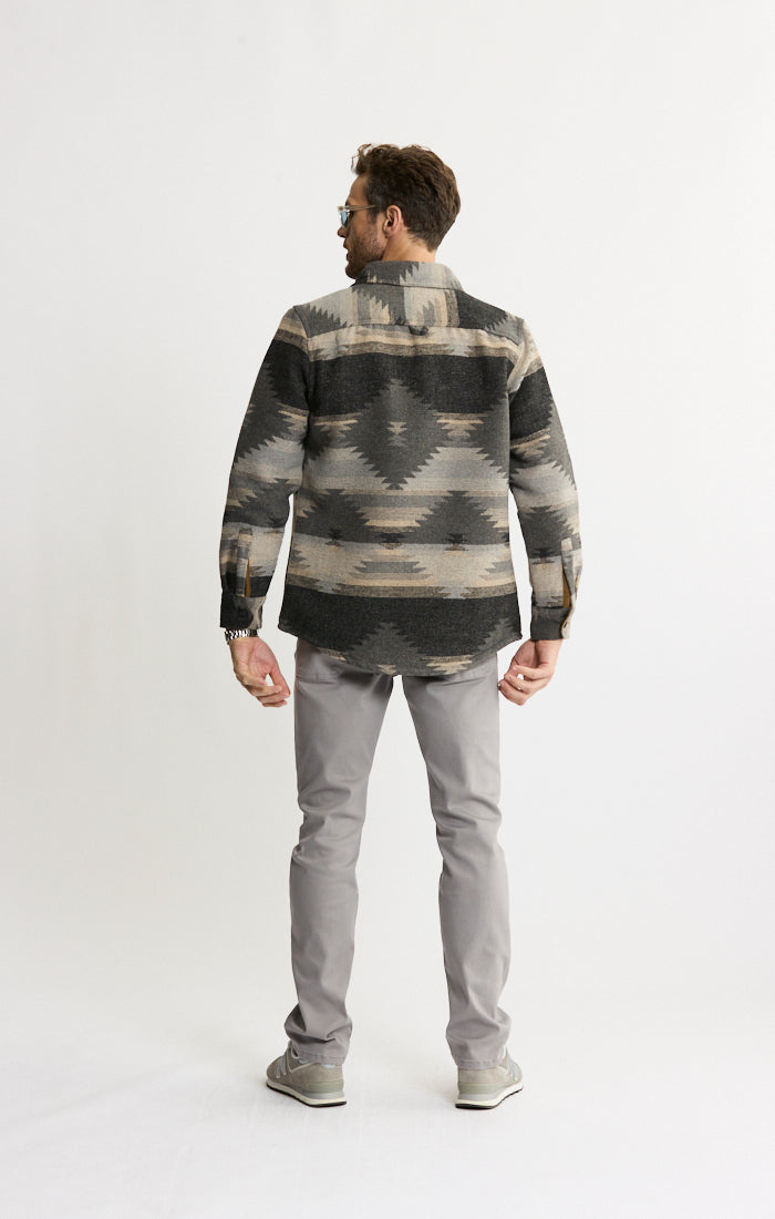 Unlined Wool Blend Overshirt