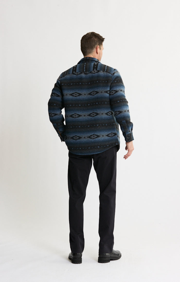 Unlined Wool Blend Overshirt