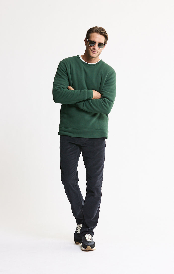 Kent Recycled Jacquard Sherpa Lined Crewneck