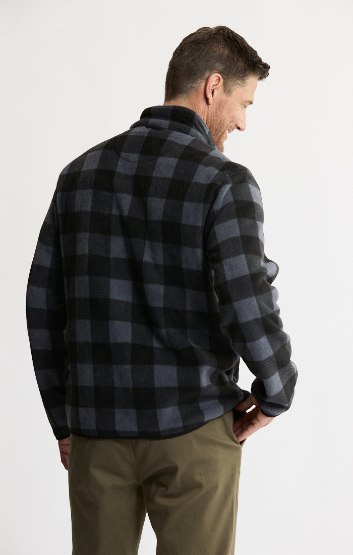 Sherpa Lined Polar Fleece Quarter Zip Pullover