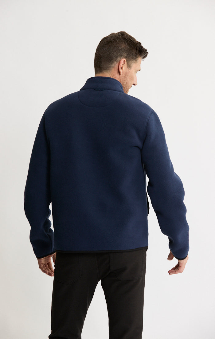 Sherpa Lined Polar Fleece Quarter Zip Pullover