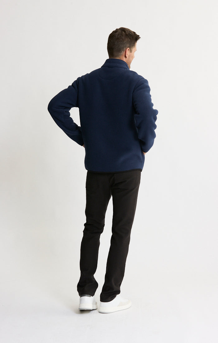 Sherpa Lined Polar Fleece Quarter Zip Pullover