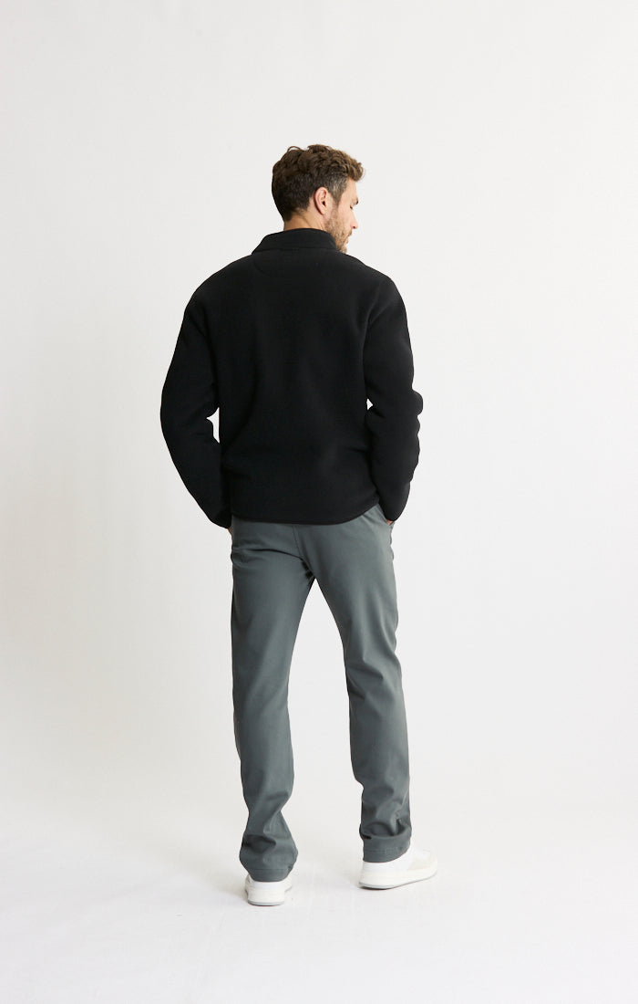 Sherpa Lined Polar Fleece Quarter Zip Pullover