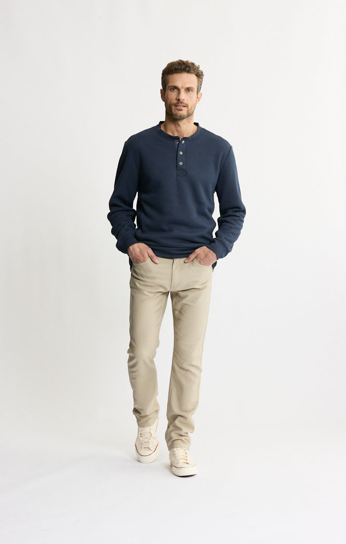 Sherpa Bonded Waffle Long Sleeve Henley