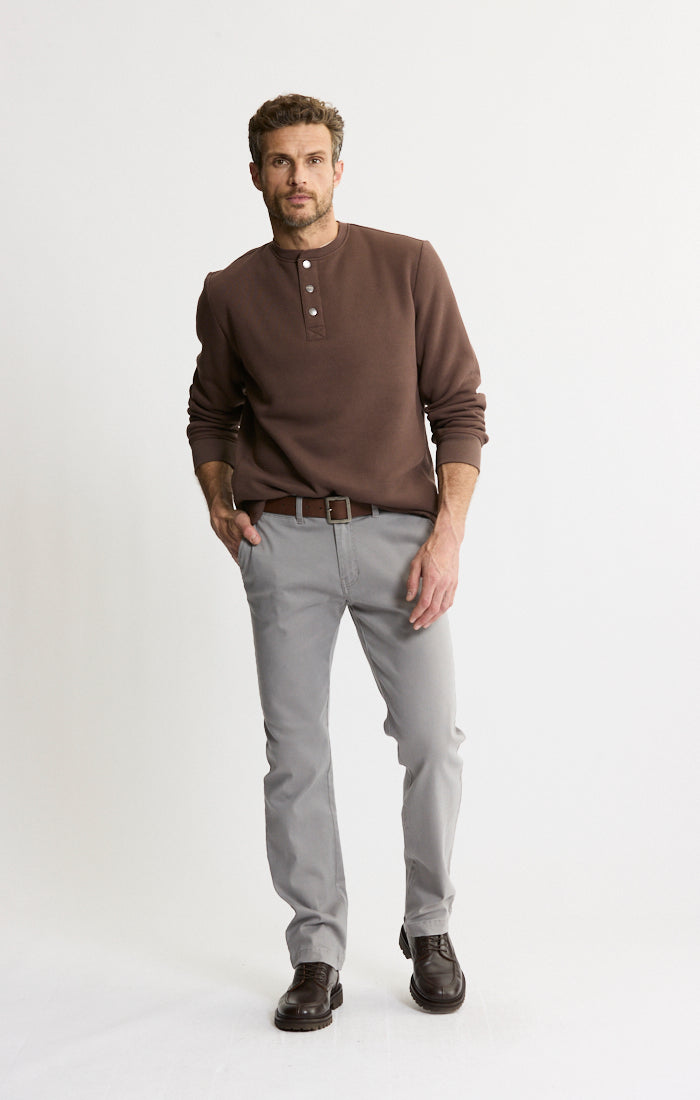 Sherpa Bonded Waffle Long Sleeve Henley