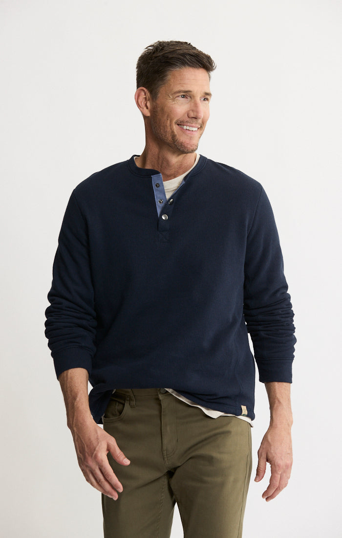 Union Sherpa Lined Recycled Jacquard Henley