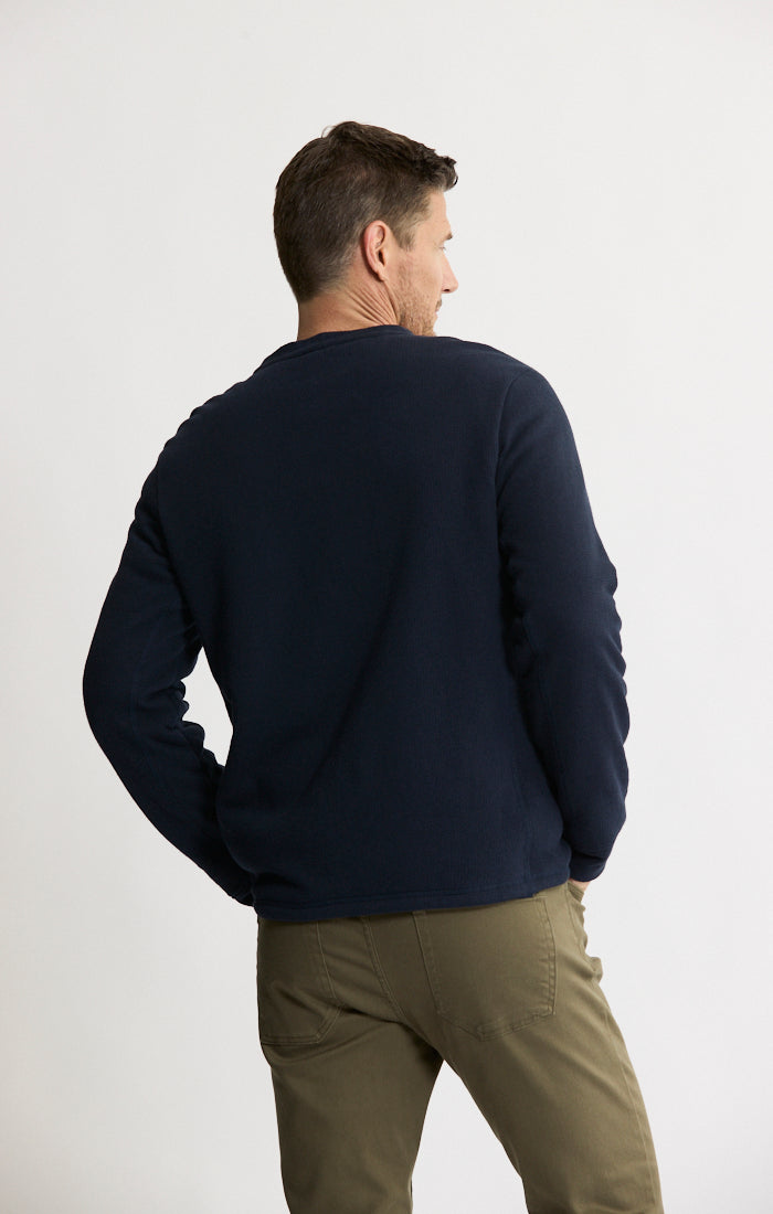 Union Sherpa Lined Recycled Jacquard Henley