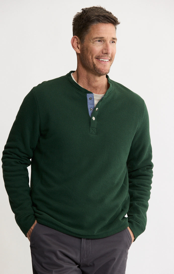 Union Sherpa Lined Recycled Jacquard Henley