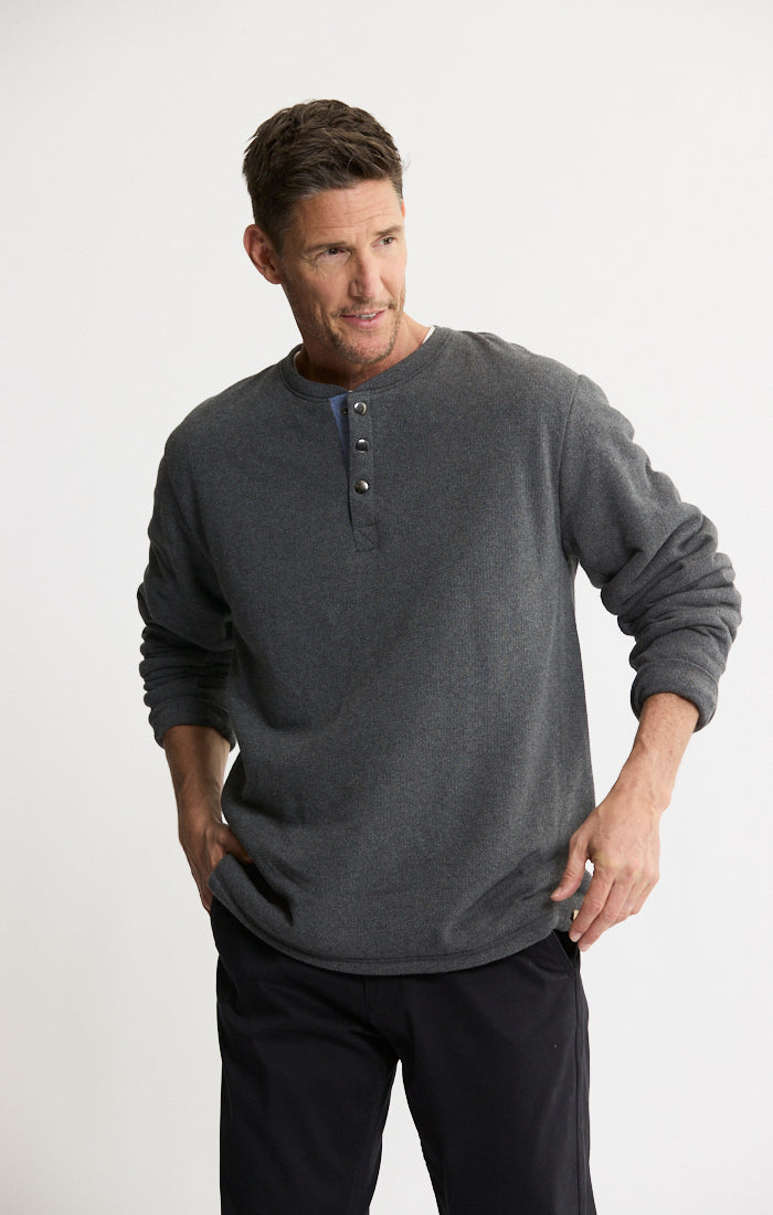 Union Sherpa Lined Recycled Jacquard Henley