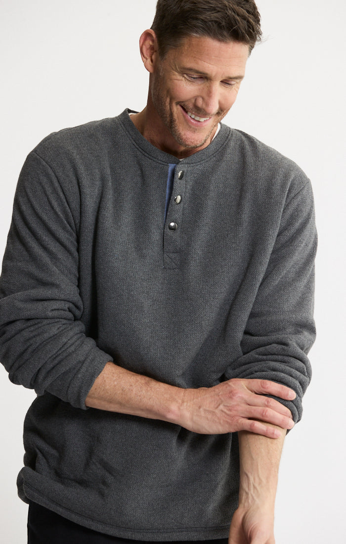 Union Sherpa Lined Recycled Jacquard Henley