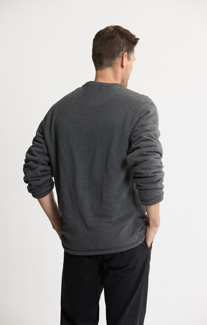 Union Sherpa Lined Recycled Jacquard Henley