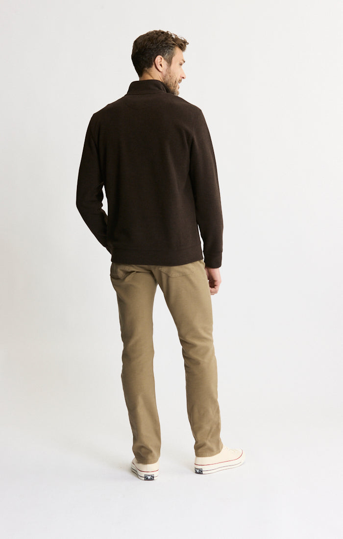 Wool Blend Quarter Zip Pullover