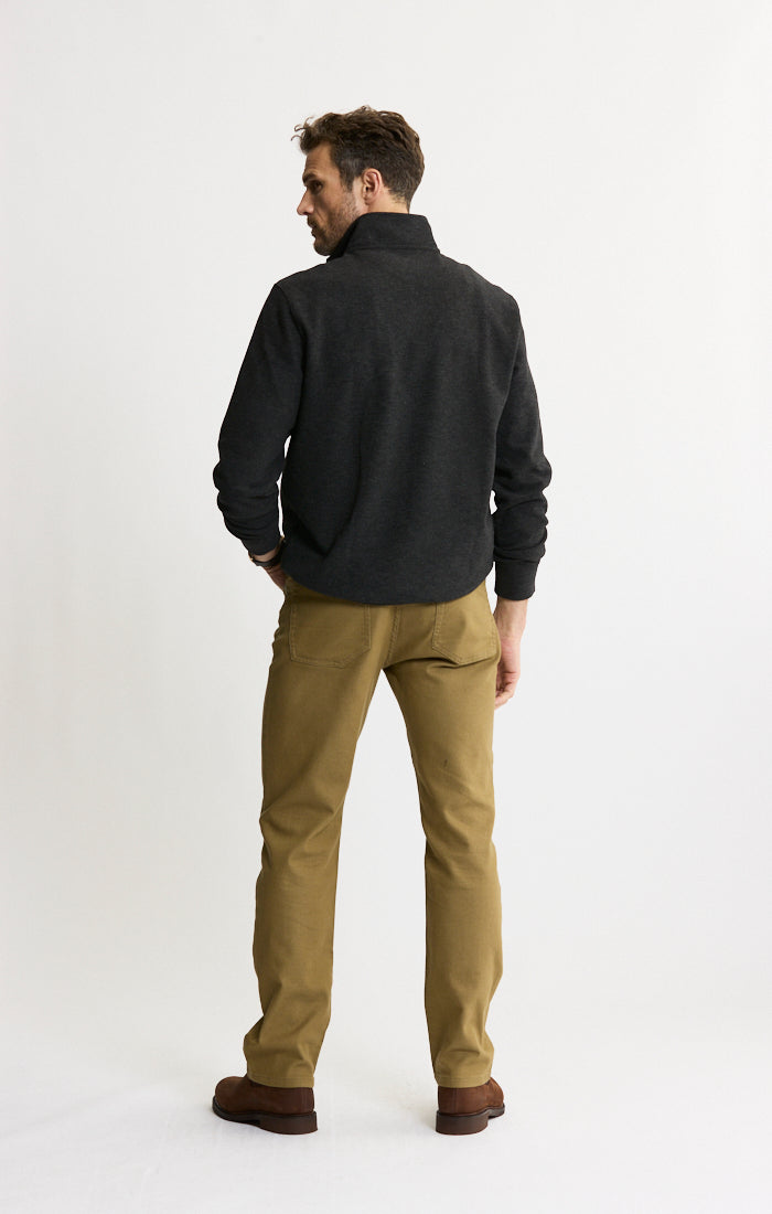 Wool Blend Quarter Zip Pullover