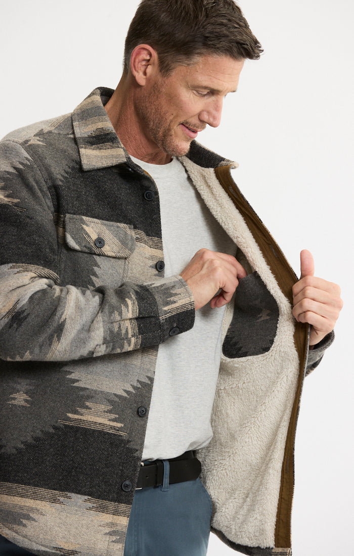 Sherpa Lined Wool Jacket