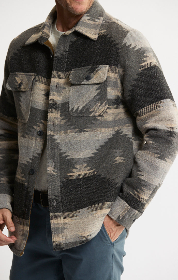 Sherpa Lined Wool Jacket