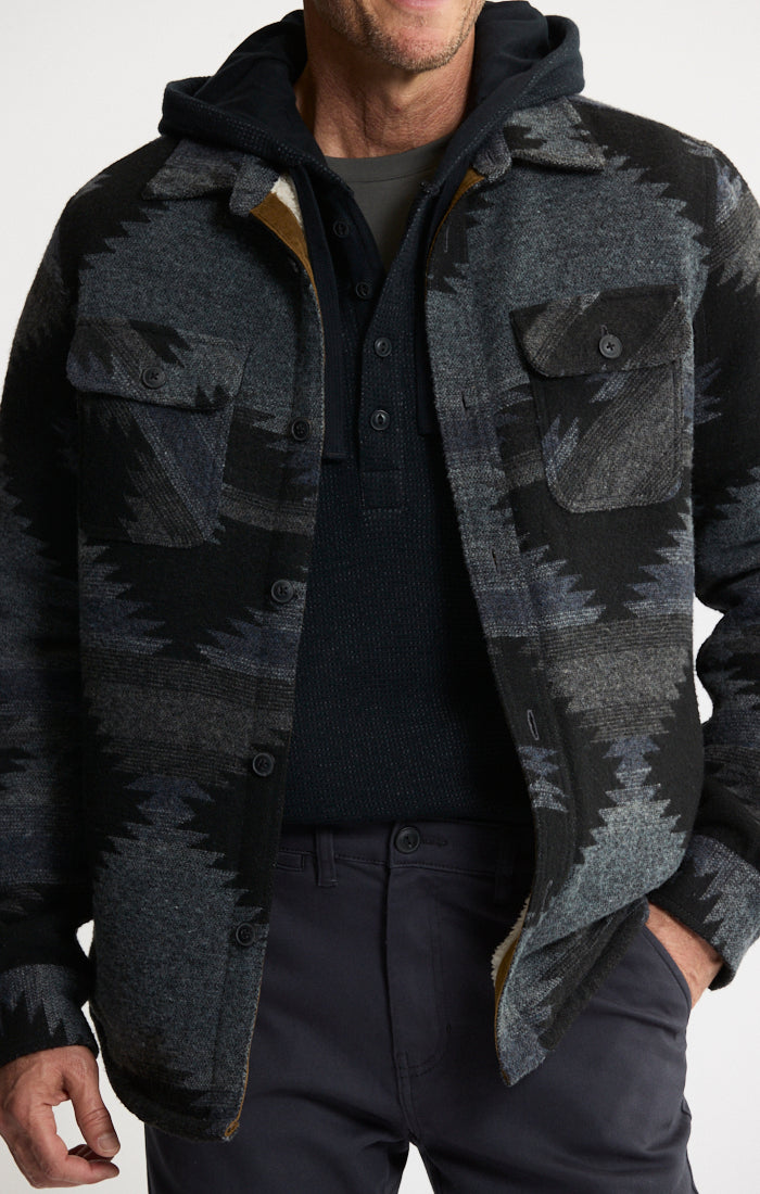 Sherpa Lined Wool Jacket