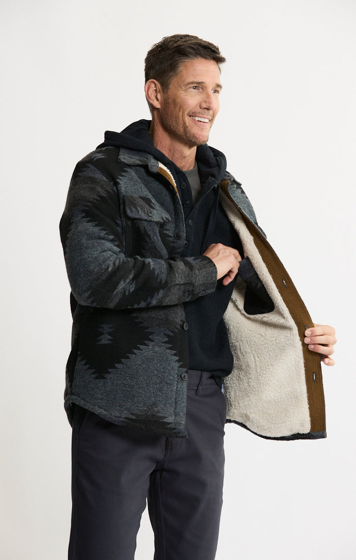 Sherpa Lined Wool Jacket