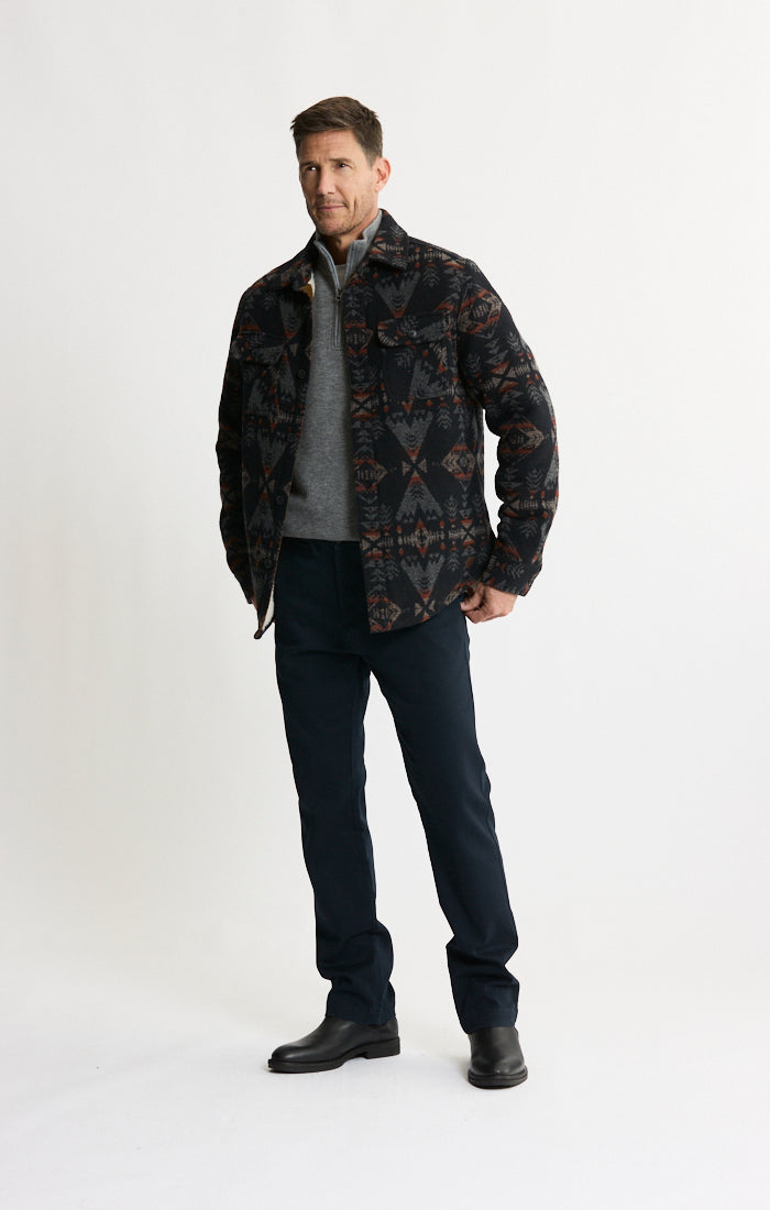 Sherpa Lined Wool Jacket