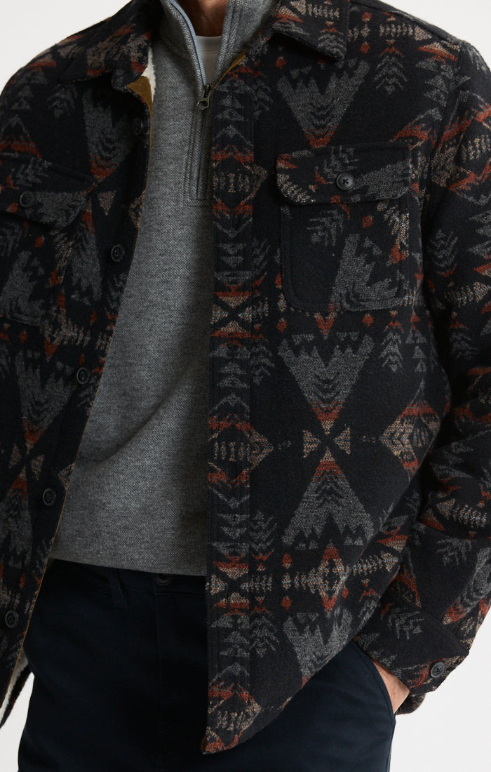 Sherpa Lined Wool Jacket