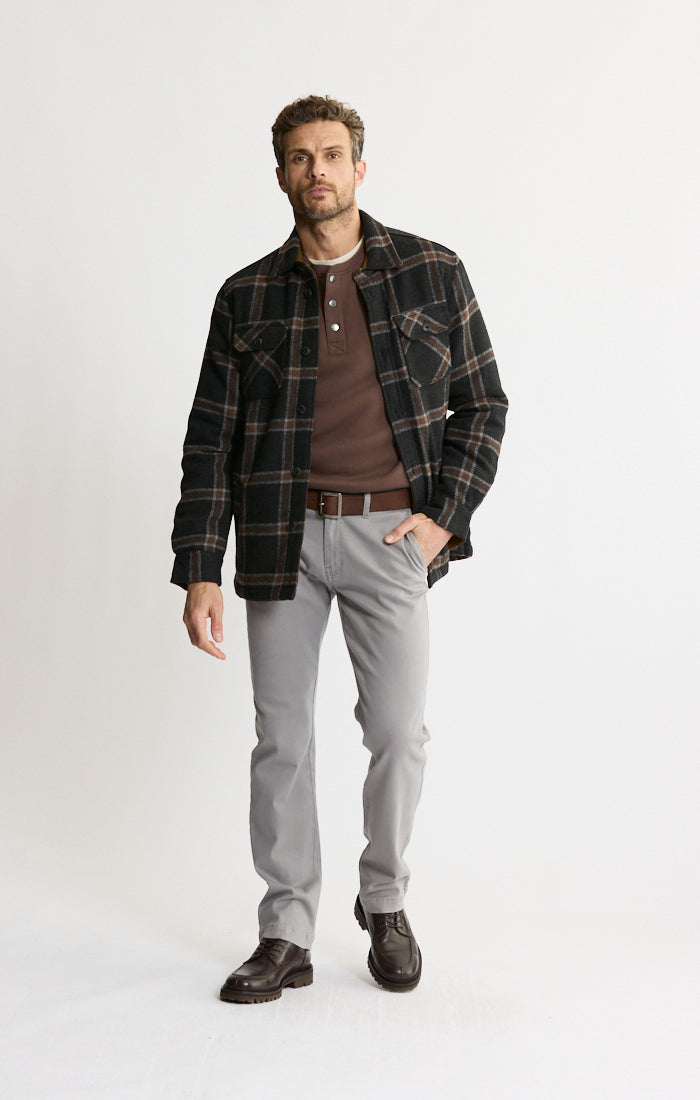 Thermal Lined Wool Blend Shirt Jacket