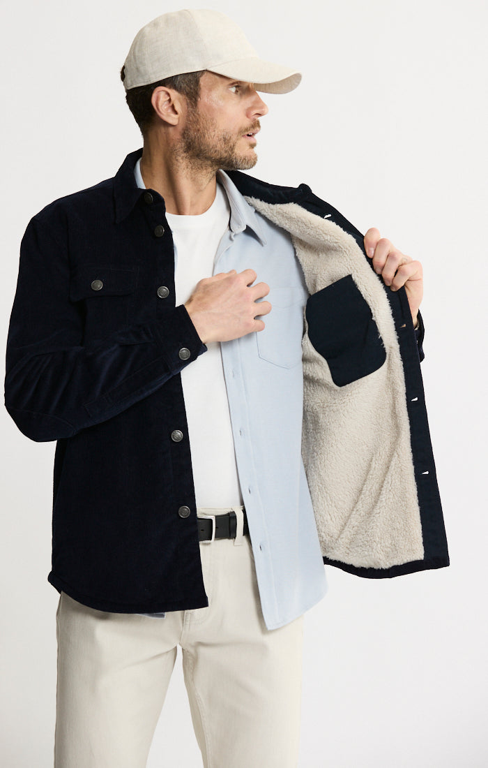 Concord Sherpa Lined Corduroy Shirt Jacket
