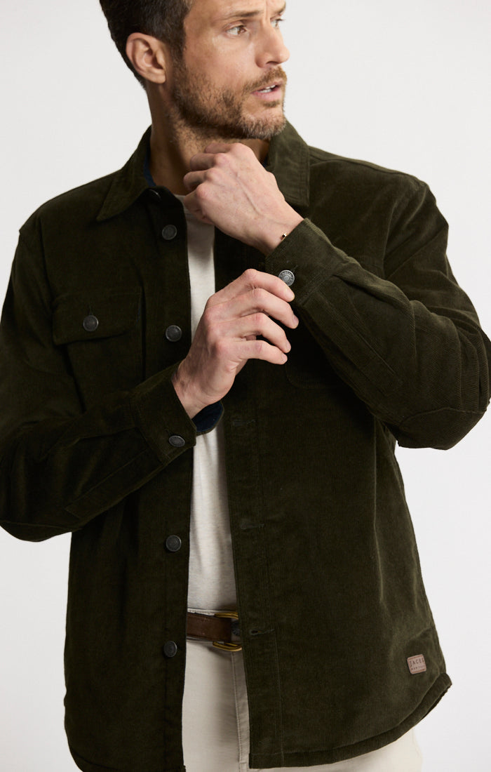 Concord Sherpa Lined Corduroy Shirt Jacket