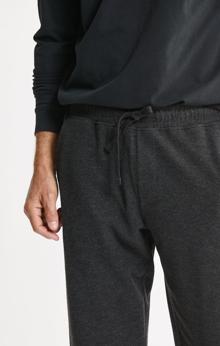 Wool Blend Knit Jogger Pants