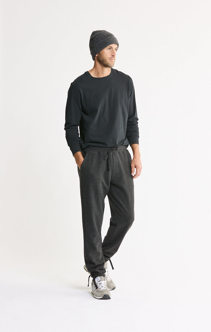 Wool Blend Knit Jogger Pants