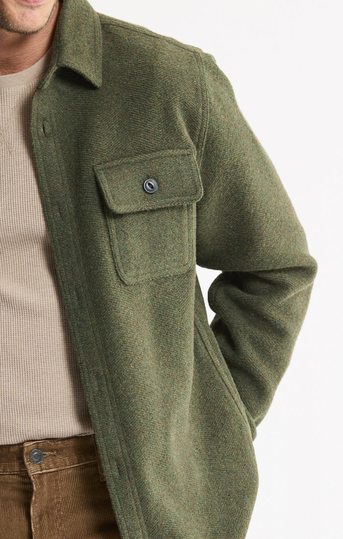 Wool Blend Overshirt