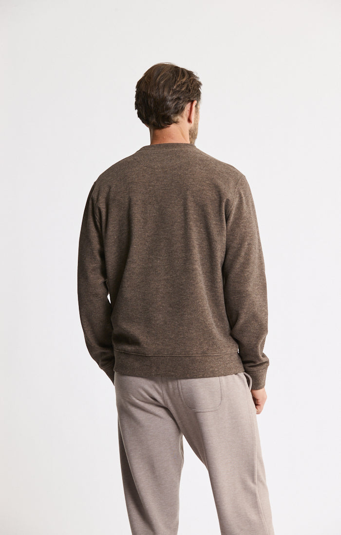 Wool Blend Crewneck Sweater