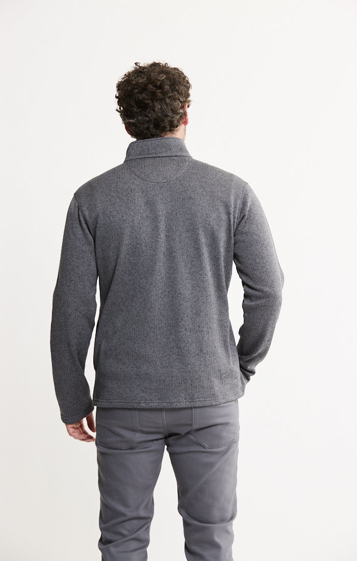 Stretch Sweater Fleece Quarter Zip Pullover