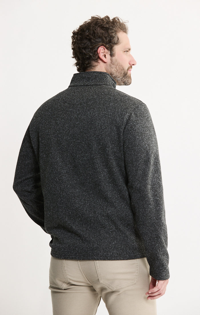 Stretch Sweater Fleece Quarter Zip Pullover