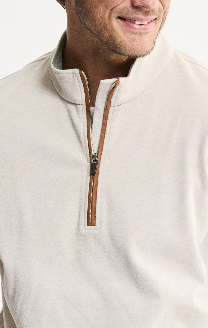 Ultra Soft Heather Quarter Zip Pullover