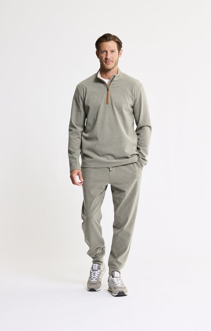 Ultra Soft Heather Quarter Zip Pullover