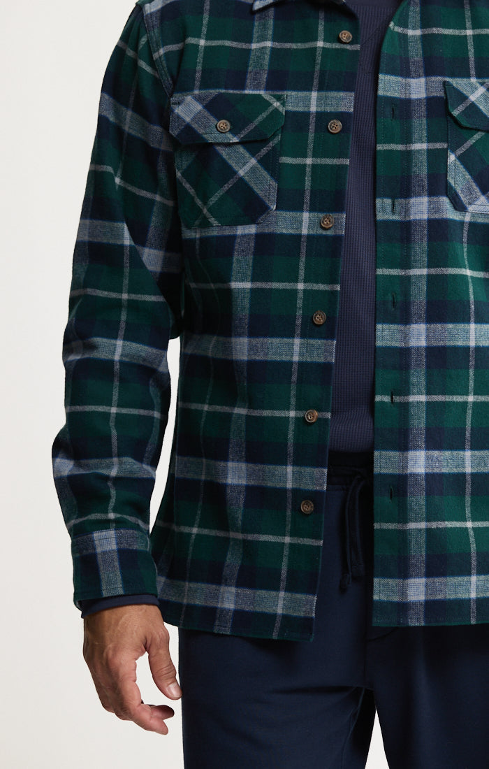 2-Pack Brawny Flannel + Thermal Crewneck