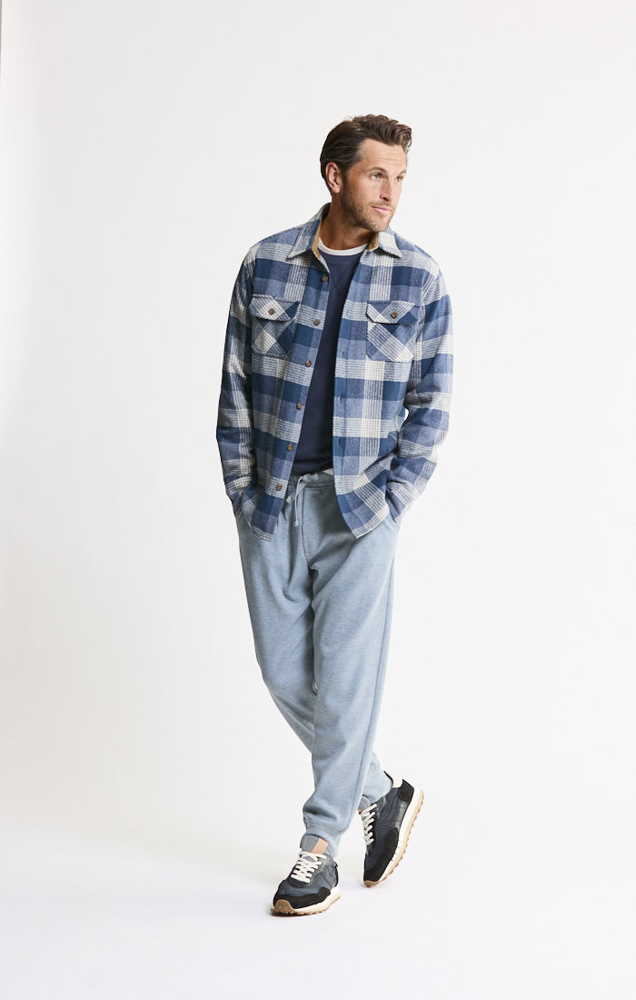 2-Pack Heritage Flannel Shirt + Thermal Crewneck