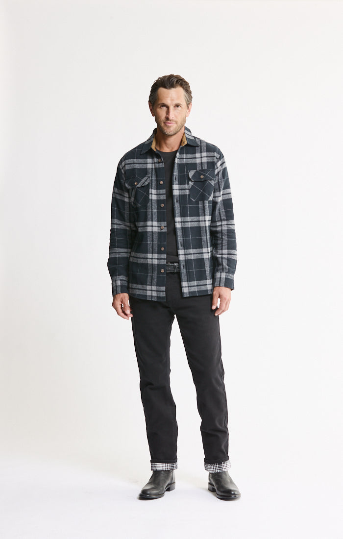2-Pack Heritage Flannel Shirt + Thermal Crewneck