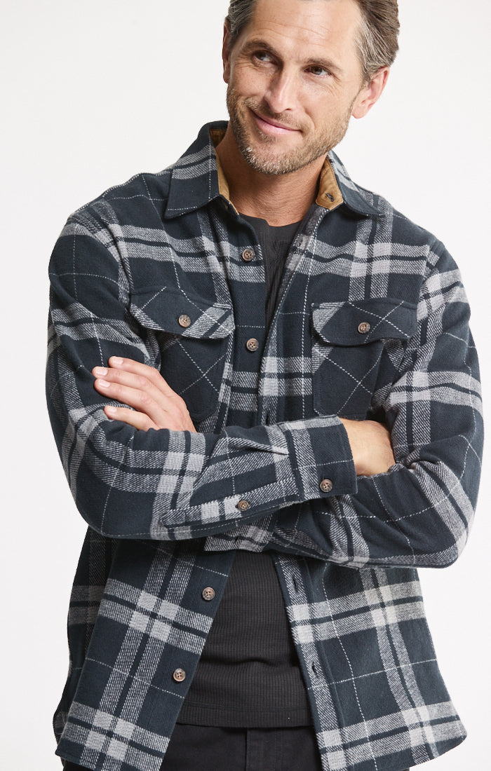 2-Pack Heritage Flannel Shirt + Thermal Crewneck