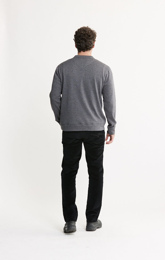 Stretch Sweater Fleece Crewneck