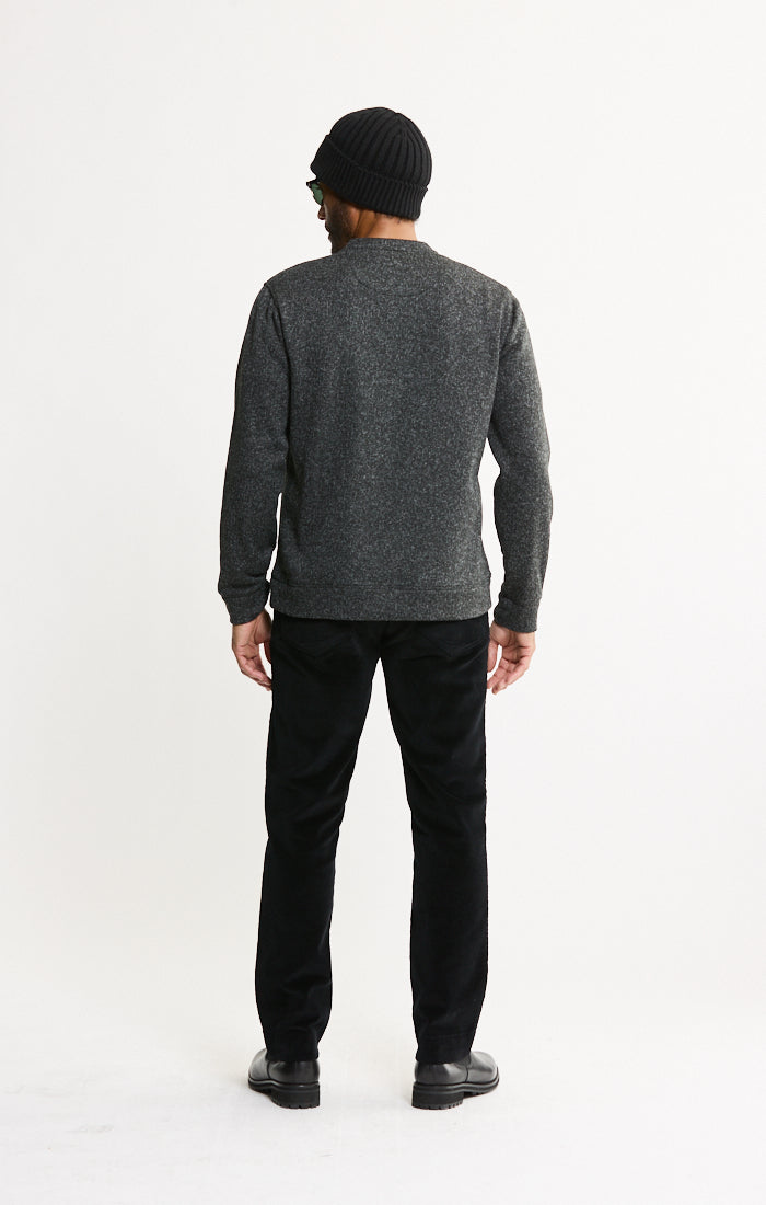Stretch Sweater Fleece Crewneck