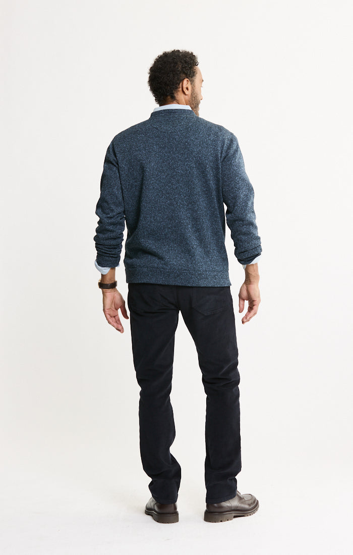Stretch Sweater Fleece Crewneck