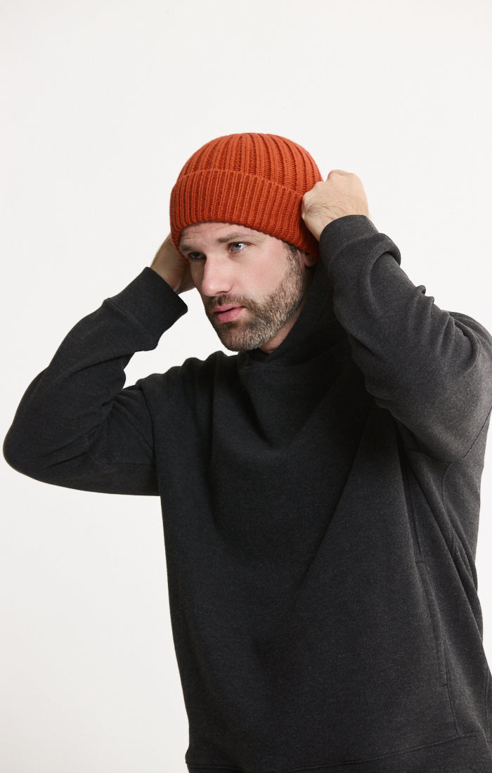 Wool Blend Pullover Hoodie