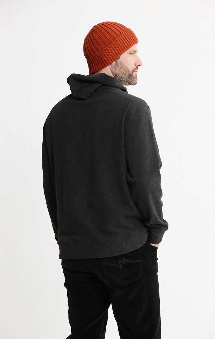 Wool Blend Pullover Hoodie
