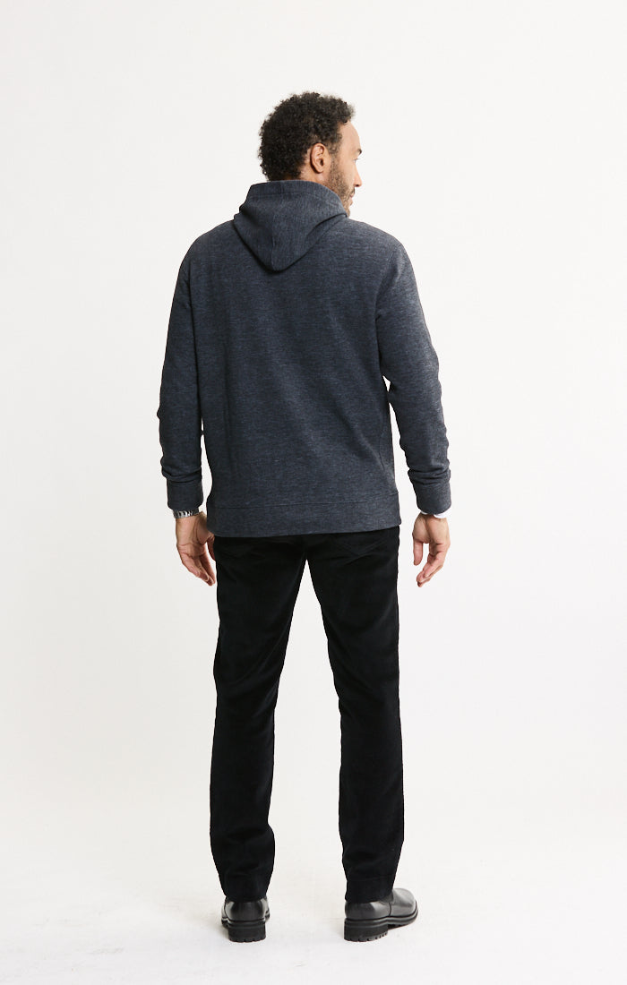 Wool Blend Pullover Hoodie