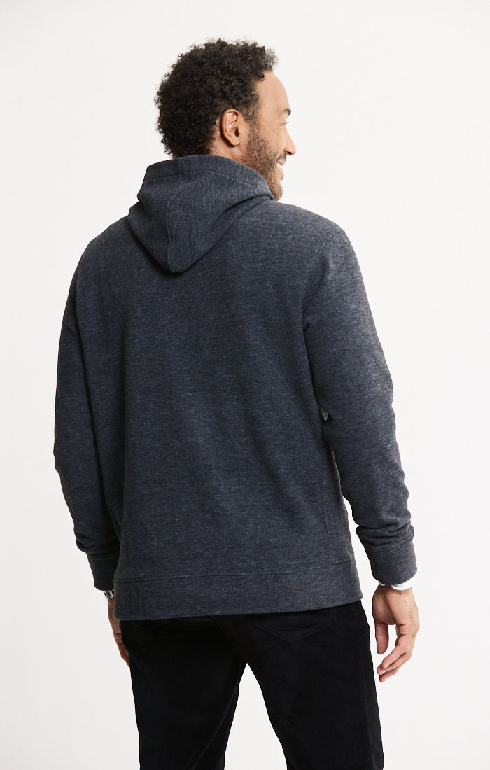 Wool Blend Pullover Hoodie