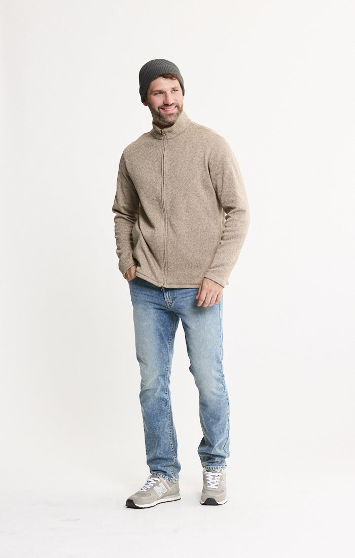 Stretch Sweater Fleece Full Zip